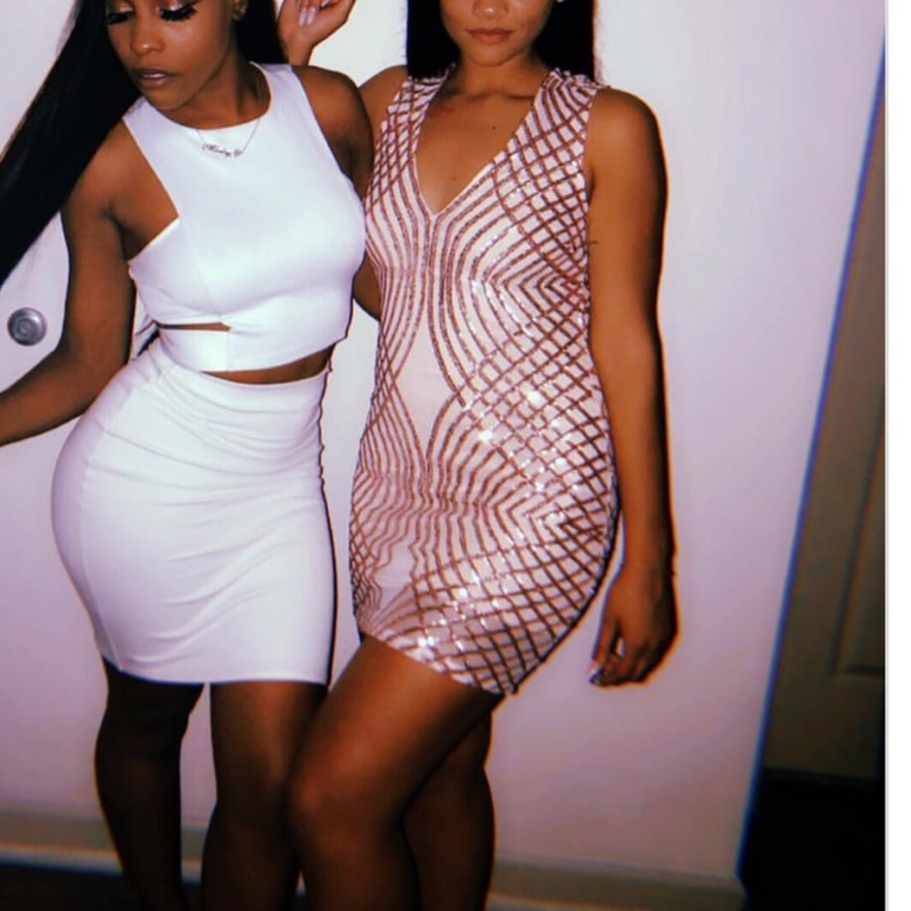 Sexy shiny dress